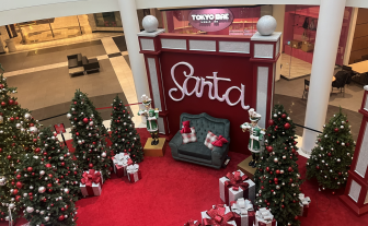 Custom Santa Reception Area for Premier Property